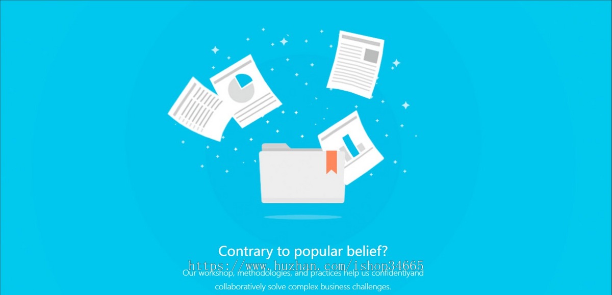 人才招聘企业网站模板是一款html5模板