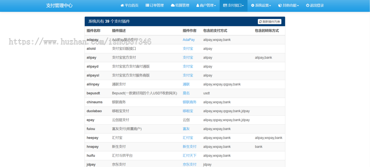 2024年运营版彩虹易支付PHP源码免签约支付系统平台聚合码支付源码39种支插件11套模板