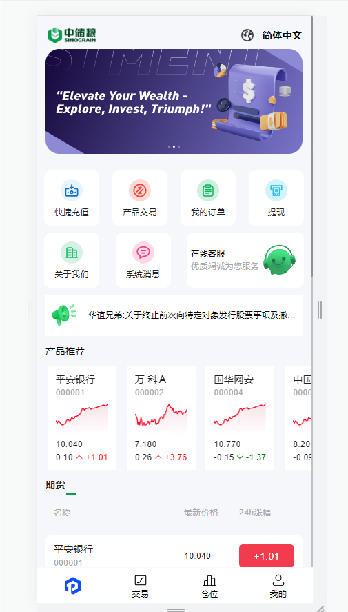 2024多语言股票系统/股票配资交易策略/大宗/美股源码/印度股票源码