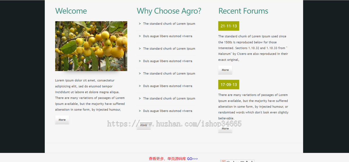 农业种植CSS3网站模板是一款适合农业种植企业的CSS3网站模板