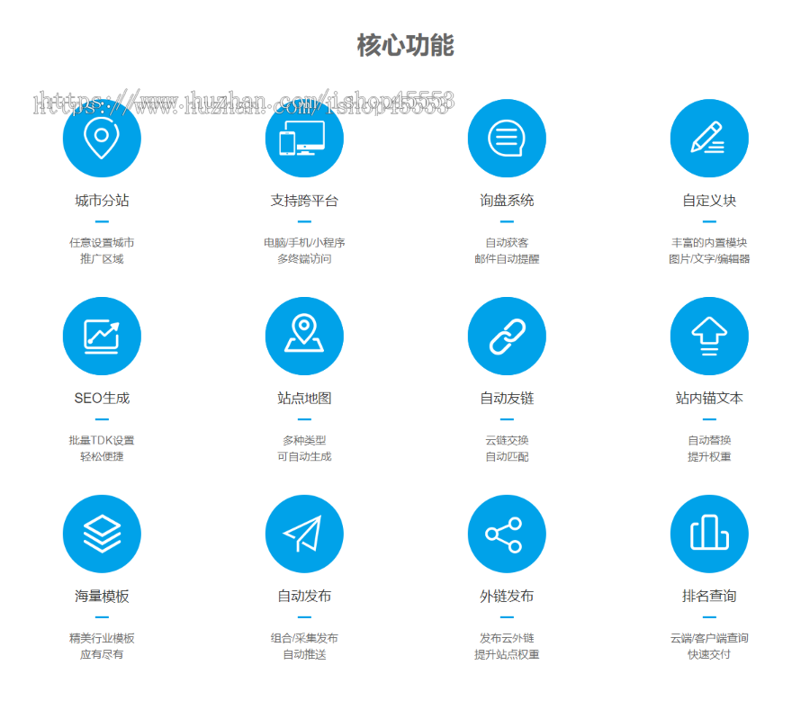 医疗整形美容响应式含授权企业站群地区城市分站系统
