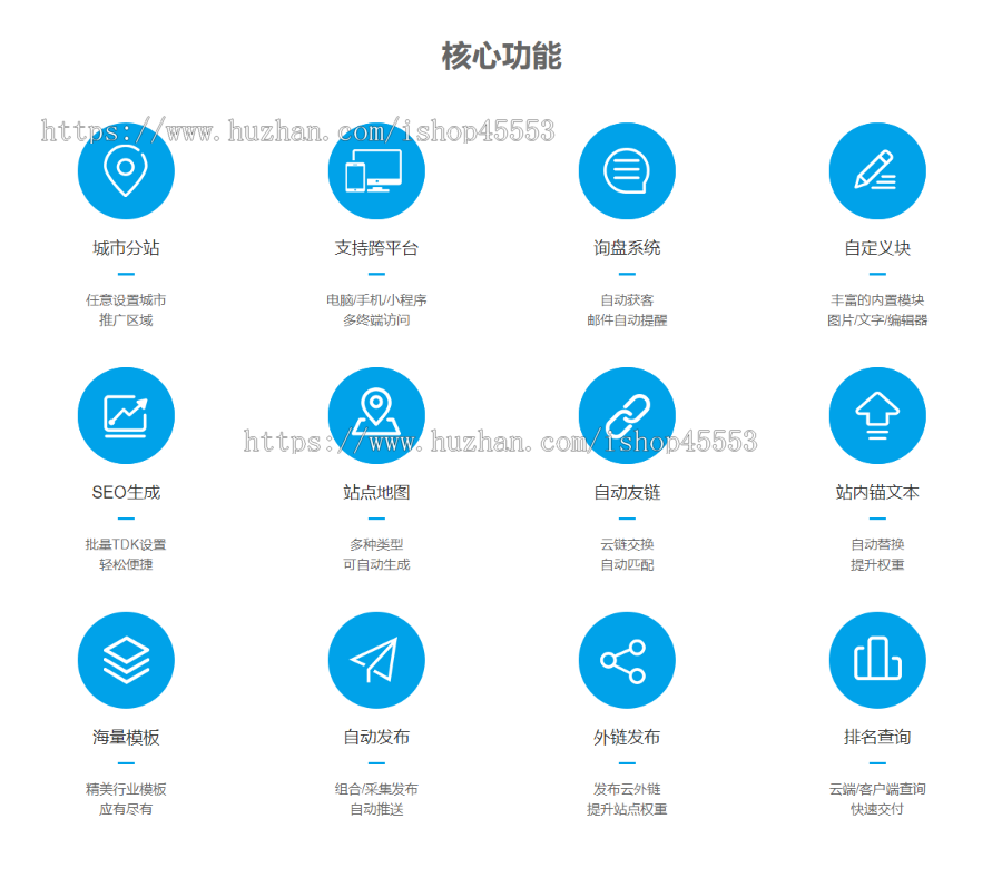 医疗整形美容自适应响应式含授权企业站群地区多城市分站系统