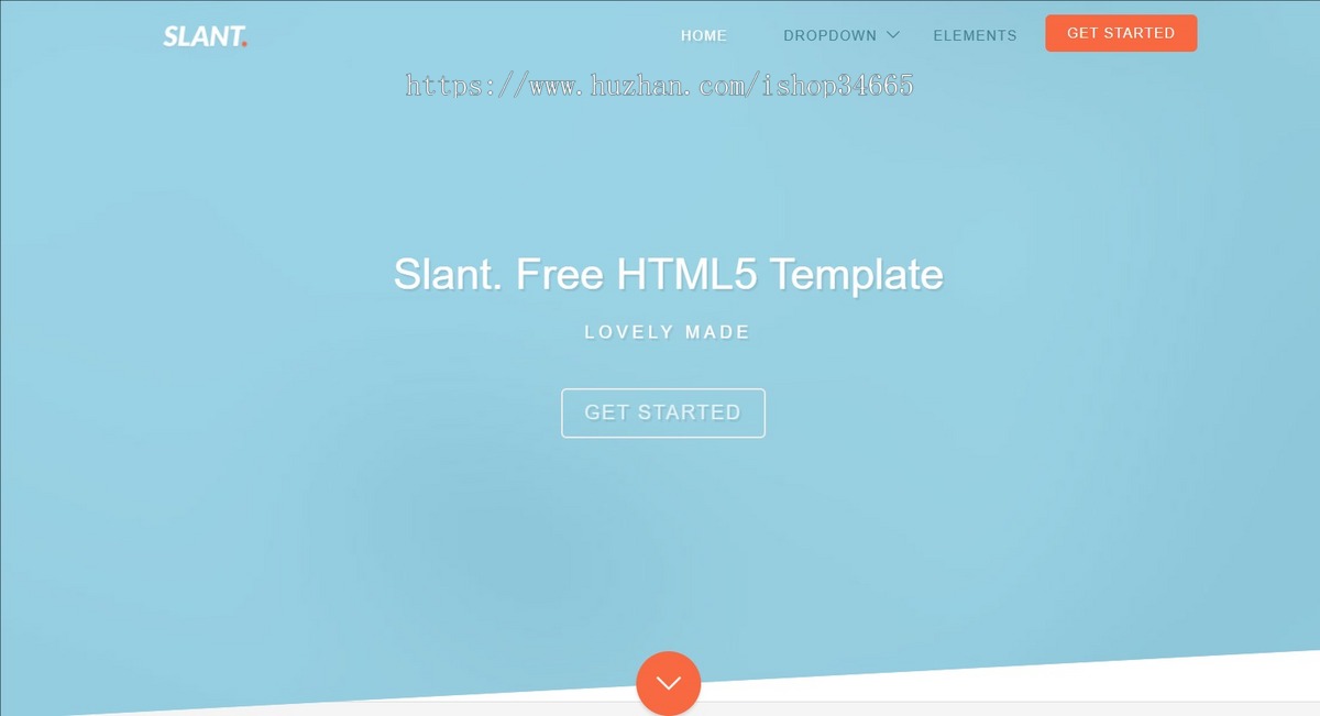 高性能滚动触发网站模板是一款HTML5单页网站
