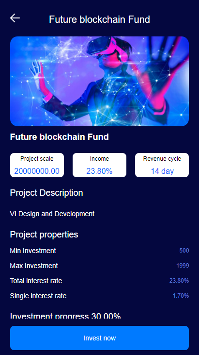 2024新版精美UI/海外版区块链投资系统/元宇宙投资理财系统/云KUANG机投资