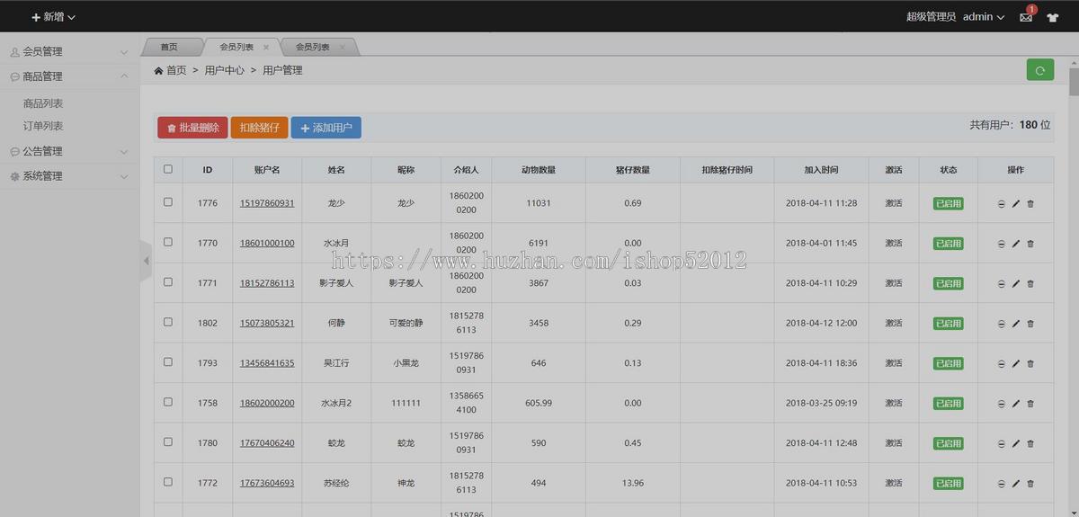 【H5手机修复版】富贵猪之家农场养殖游戏带商城如意猪龙猫传奇/富贵鸡区块链可封装APP