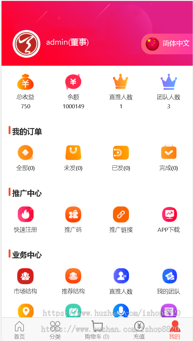 新零售商城公众号小程序区块链USDT支付理财双轨公排股东分红返利商城三级分销级差双轨