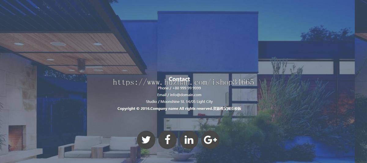 别墅楼盘展示HTML5模板