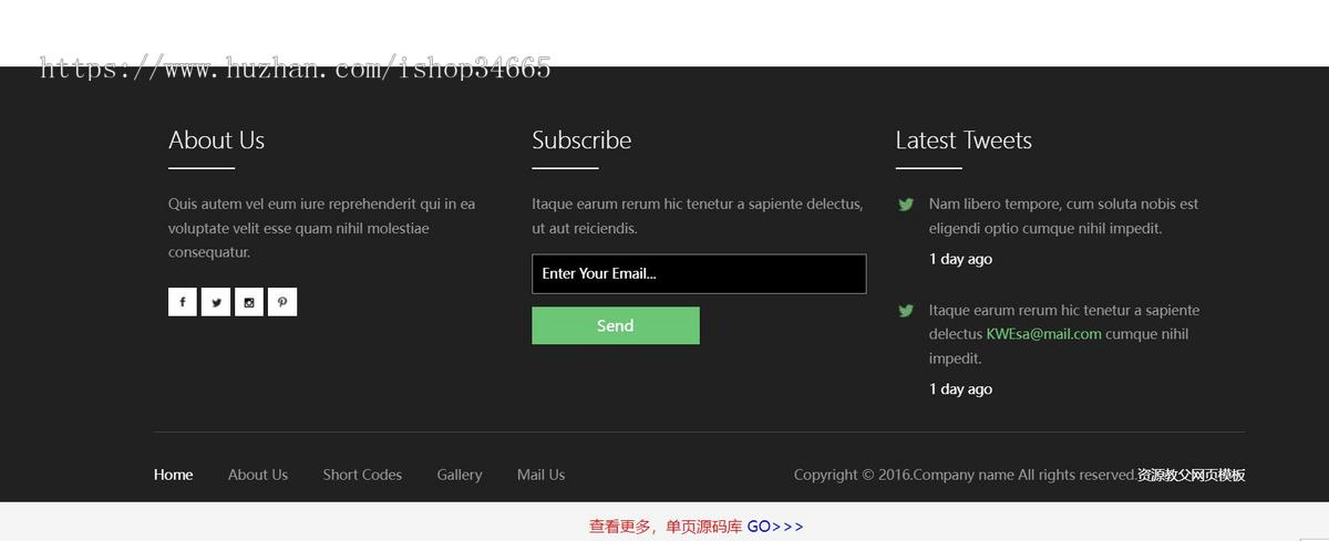房地产经纪公司网站模板