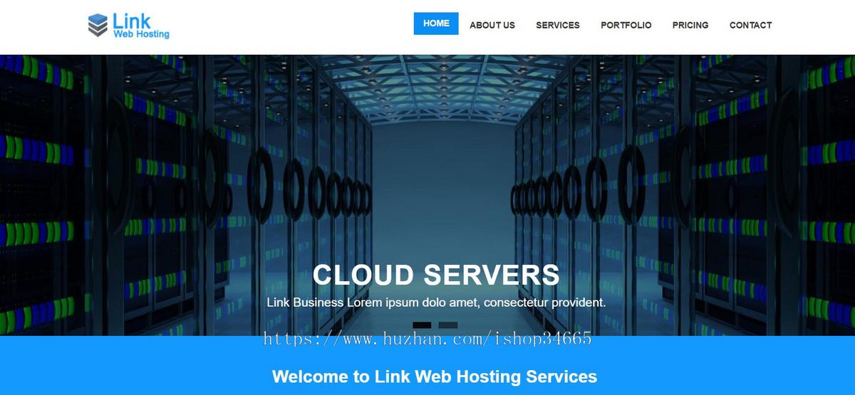 互联网IDC提供商HTML5模板