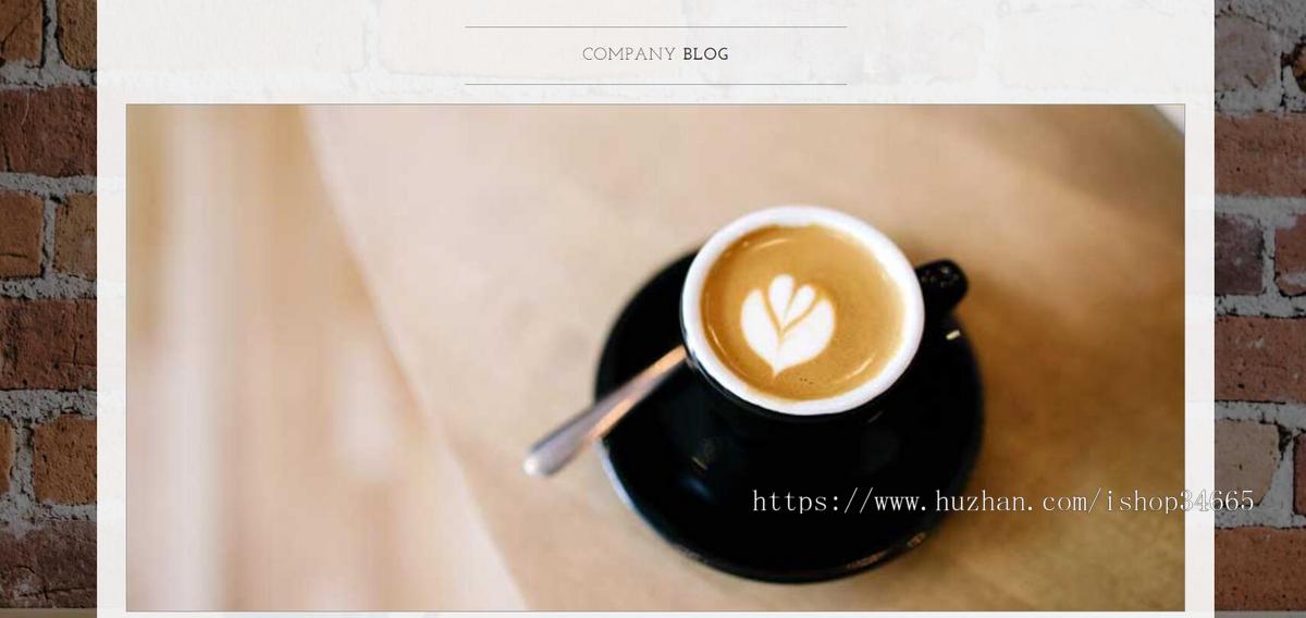 咖啡coffee休闲食品企业网站模板