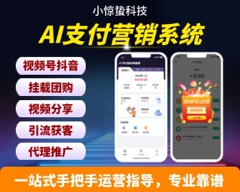 代理版视频号微信抖音扫码支付霸屏短视频获客推广一键转发视频优惠券自动带商家定位