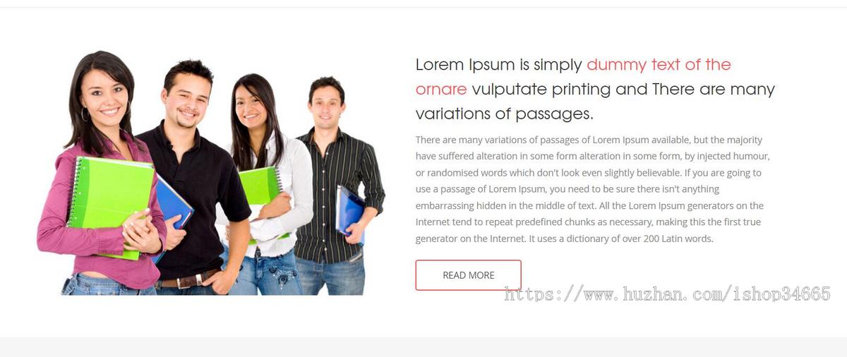 HTML5教育类网站模板