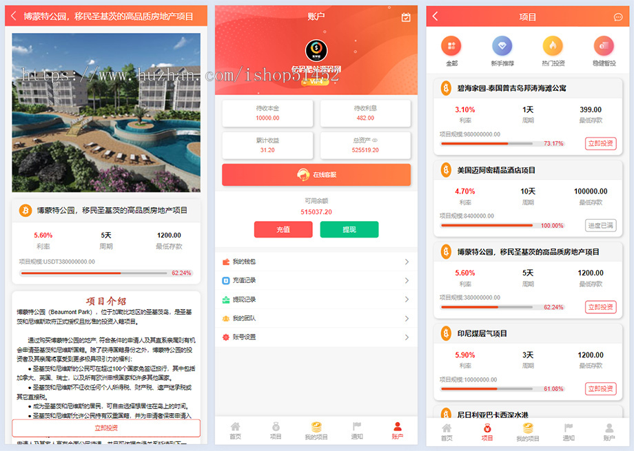 2024海外多国语言投资理财系统源码