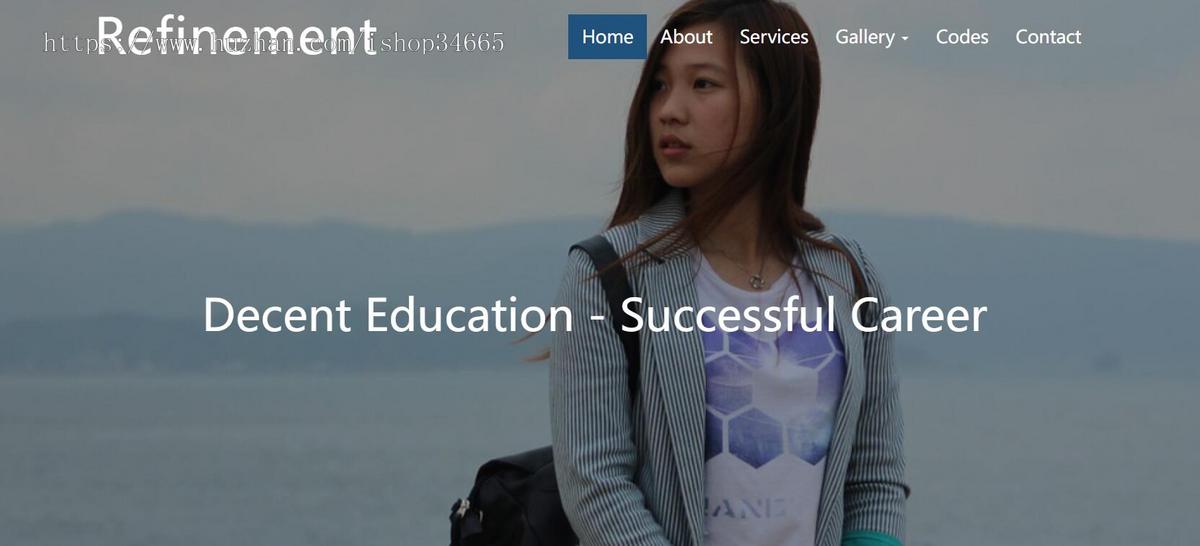 中国教学教育网站模板HTML