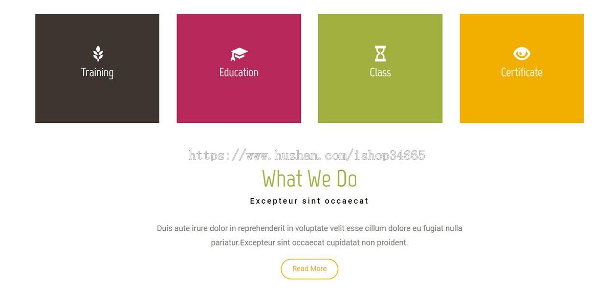 儿童学习教育网站模板HTML