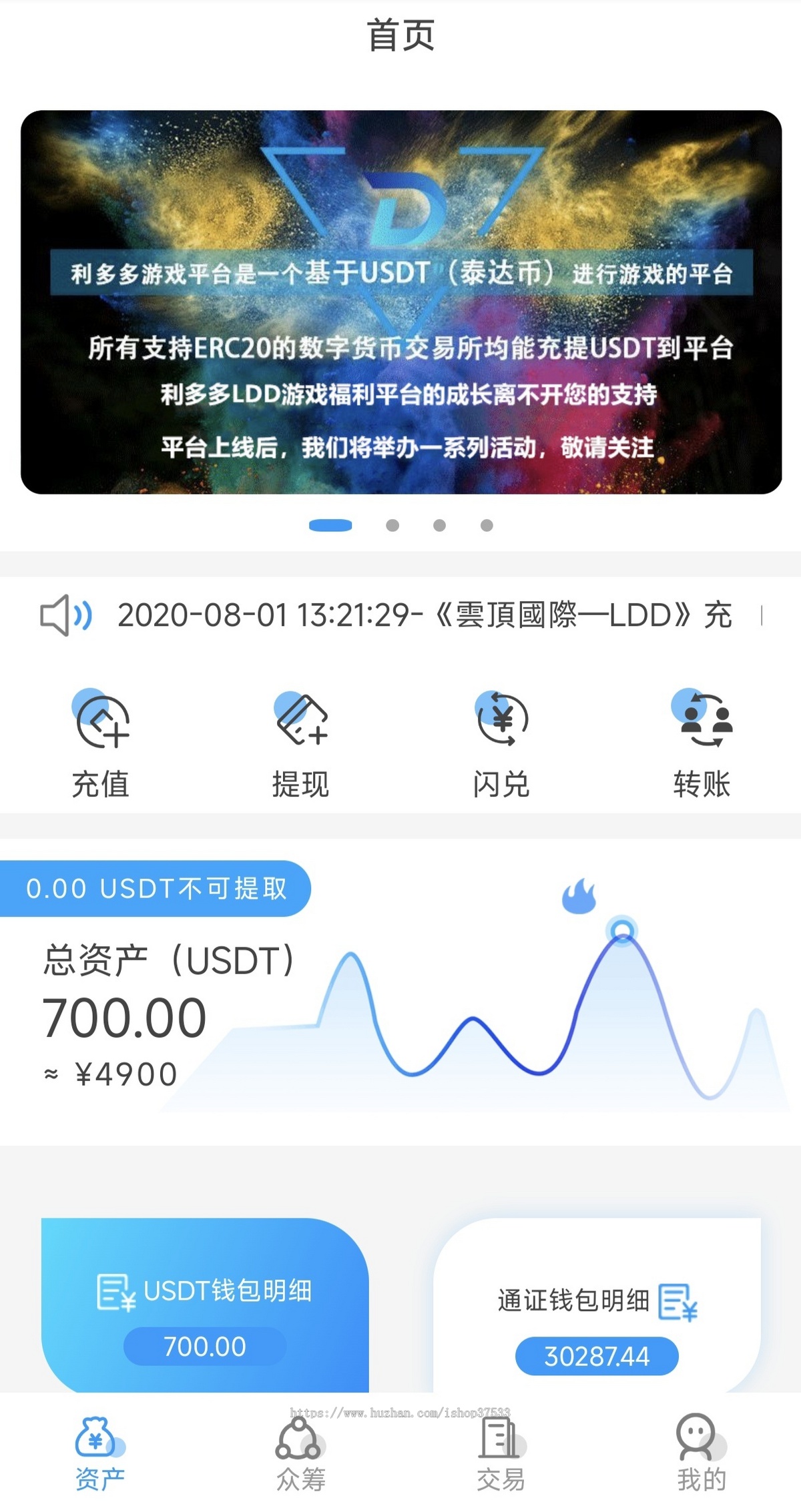 USDT众筹模式投资理财USDT承兑商入驻众筹系统源码交易大厅自动结算OTC币币交易所