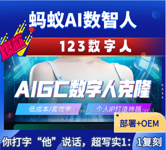 AI数字人视频生成软件数字人克隆AI数字人制作真人声音场景克隆