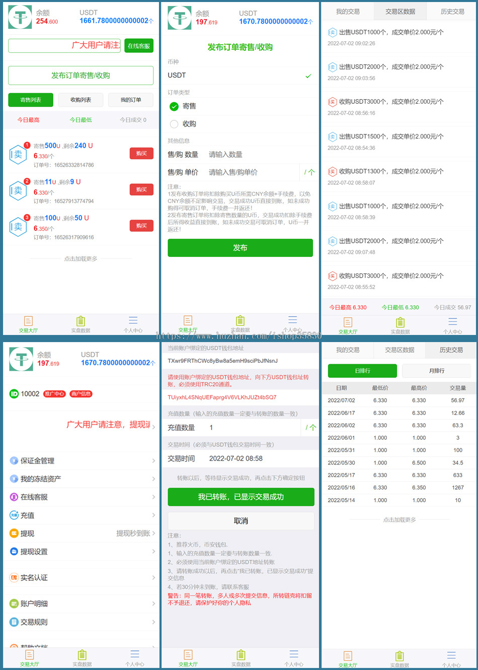 USDT交易系统/USDT交易平台/USDT场外交易系统/OTC交易系统/USDT买卖交易/USDT承兑商