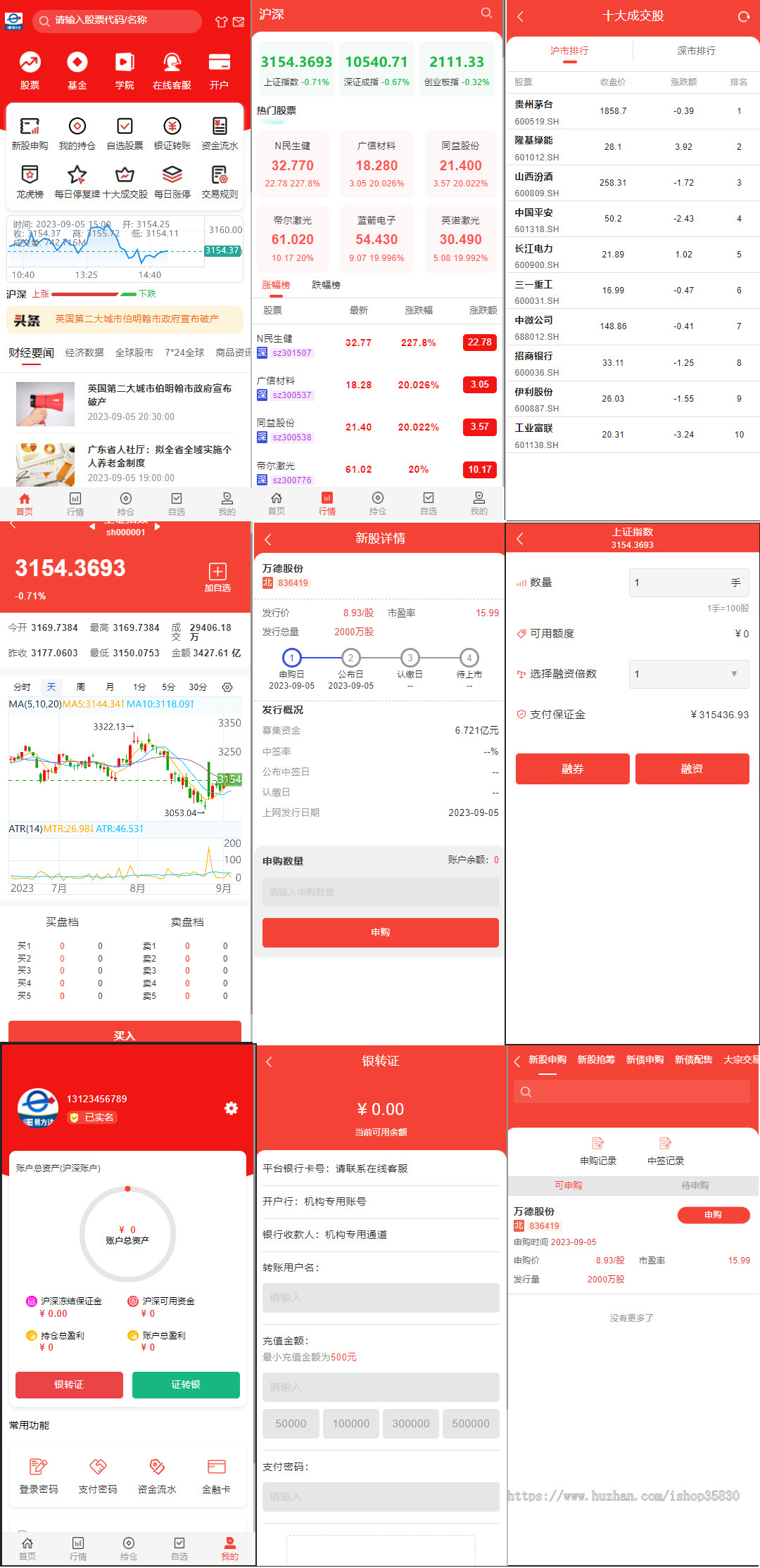 2024年全新股票源码/全新UI打新/新股申购/股票配资/融资融券/前端uniapp重构/跟单模式