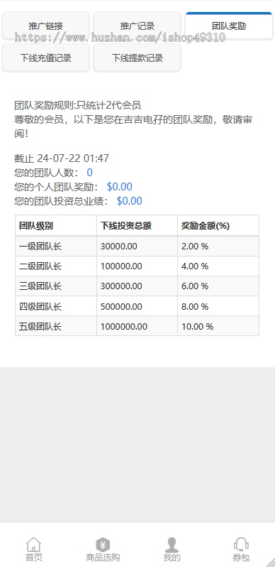 laravel商品分销选购系统