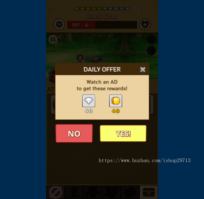 HTML5休闲小游戏《女仆英雄》带广告接口