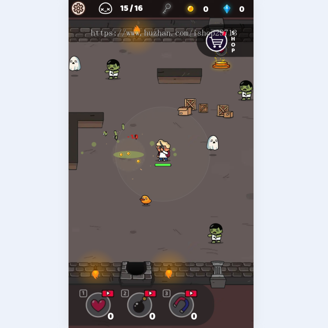 HTML5休闲小游戏《史蒂夫和鸭子射手》带广告接口