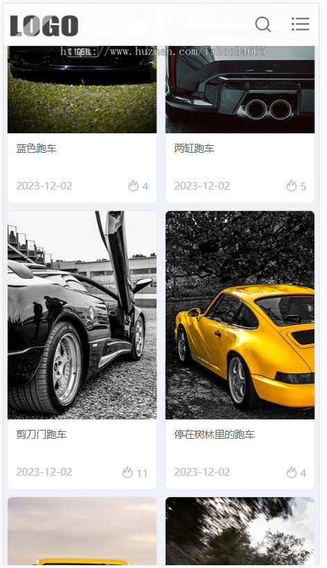 k492(自适应手机端)响应式相册图片网站模板 图片壁纸类网站源码下载