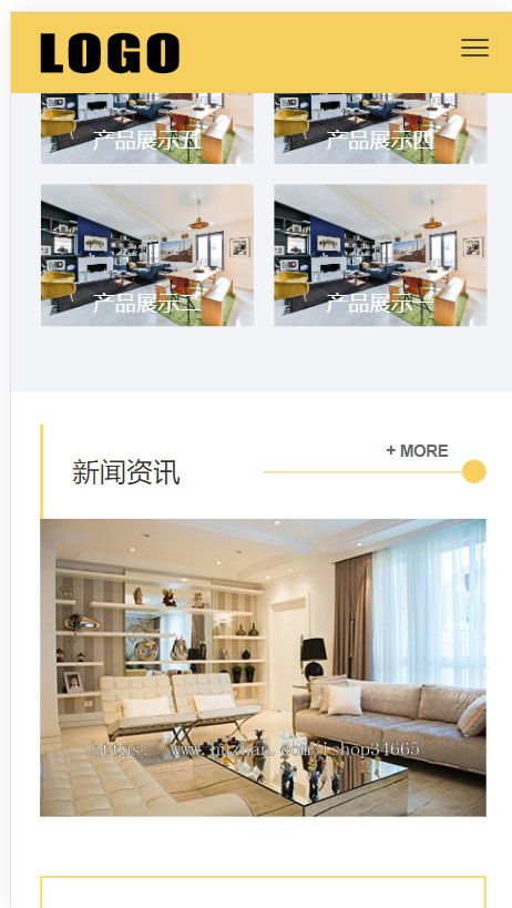 k526（自适应手机端）响应式装修设计网站模板 装修装潢公司网站源码下载