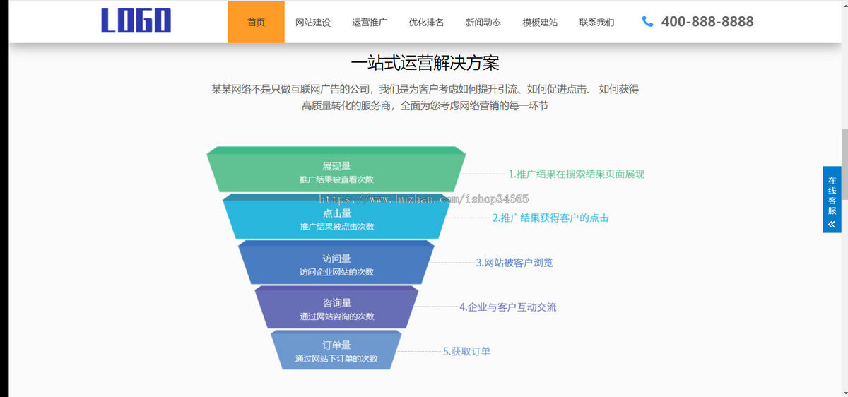 K560（自适应手机端）SEO优化排名服务公司网站模板