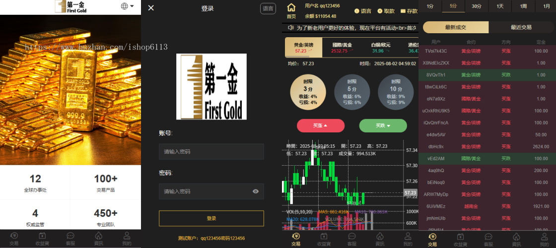 黄金投资金融理财源码|黄金理财|黄金金投资|投资理财系统|多语言理财系统