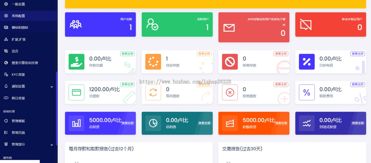 海外多国语言投资理财分红返利金融系统源码。