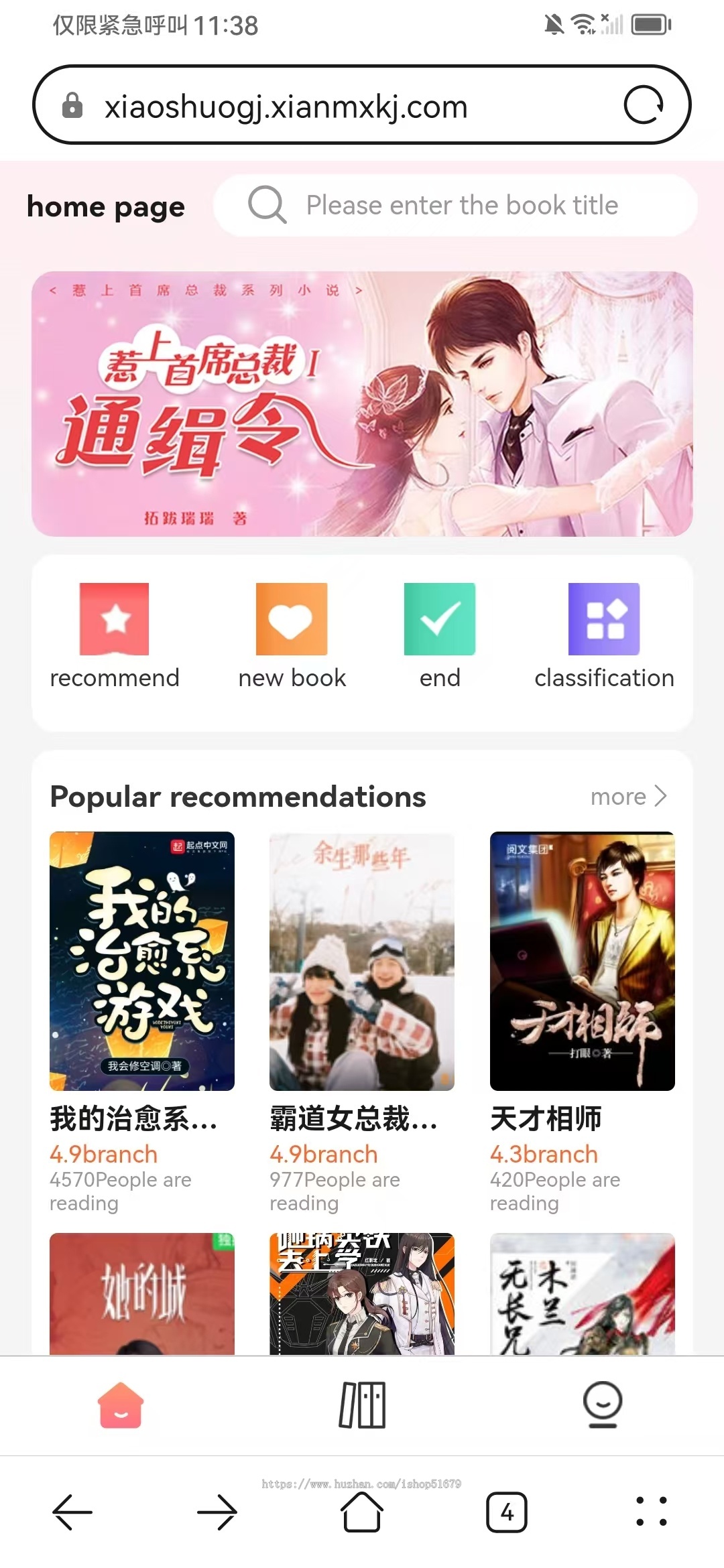 国际版小说系统源码JAVA