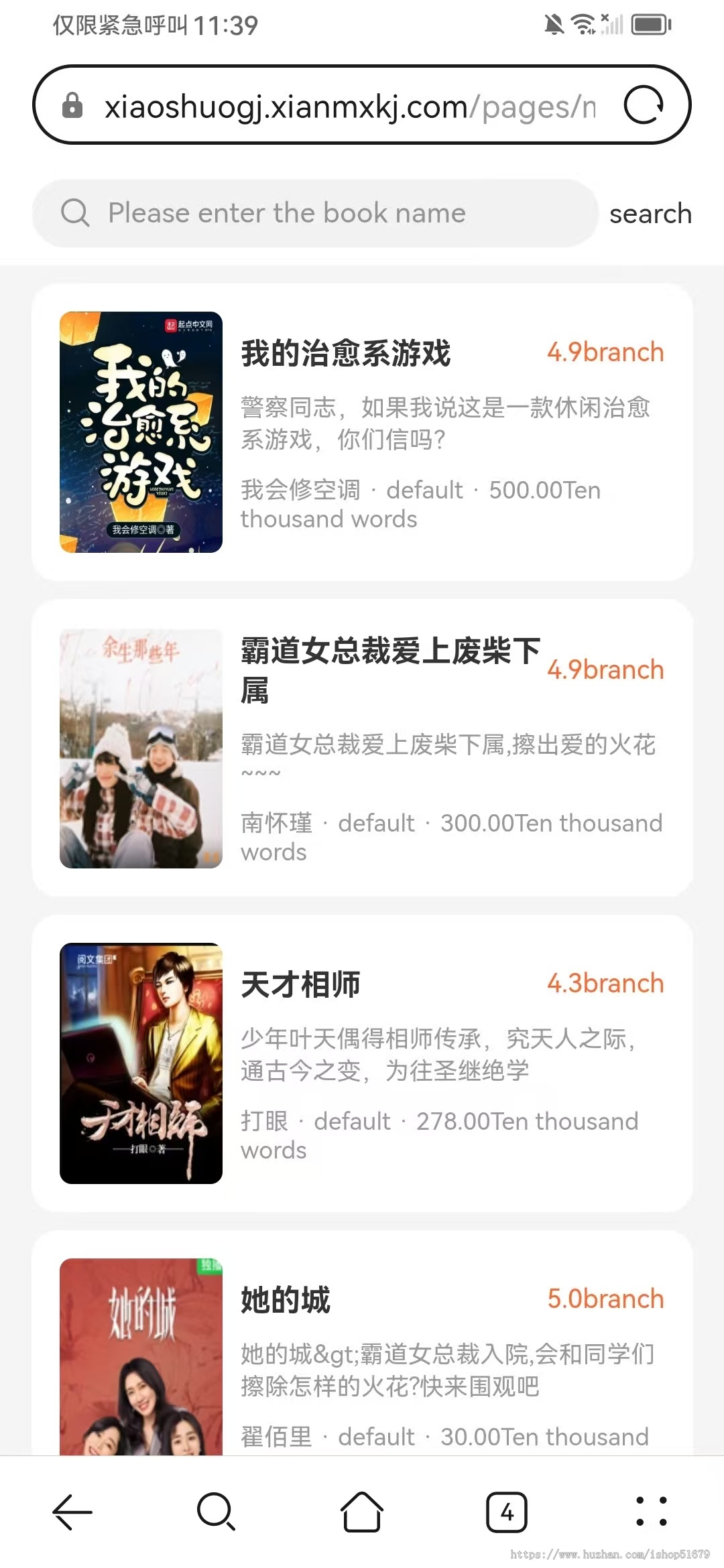 国际版小说系统源码JAVA