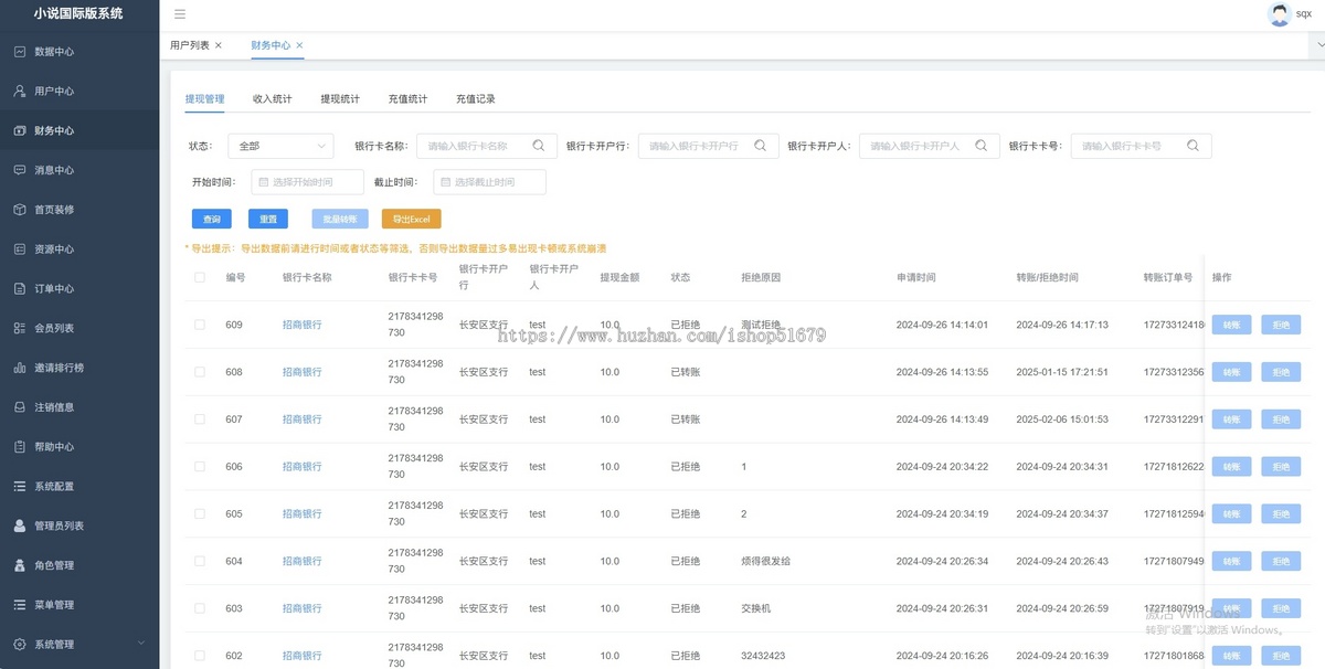 国际版小说系统源码JAVA