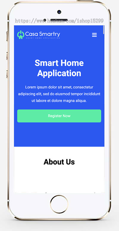 推荐 (自适应手机版)智能家居APP软件网站模板 HTML5前端静态网站源码
