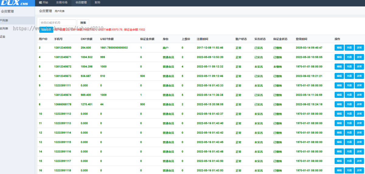 USDT交易系统/USDT交易平台/USDT场外交易系统/OTC交易系统/USDT买卖交易/USDT承兑商