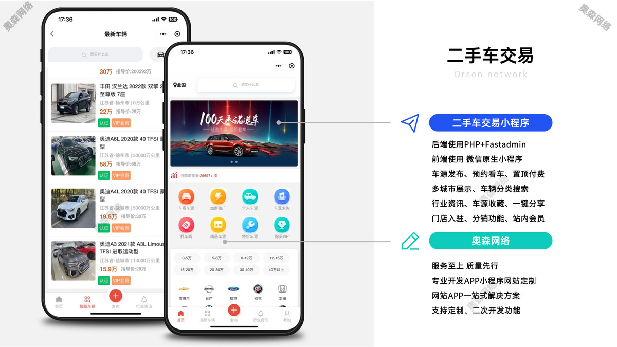 新款二手车交易平台车商入驻在线交流沟通圈子交流车商群新能源车辆交易汽车服务平台