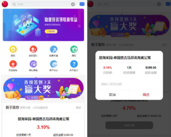 多国语言国际版理财返利资金基金海外项目投资金融源码 可二开