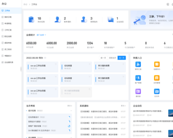 【OA办公系统】神点企业OA办公助手/全开源/无需授权/随意二开