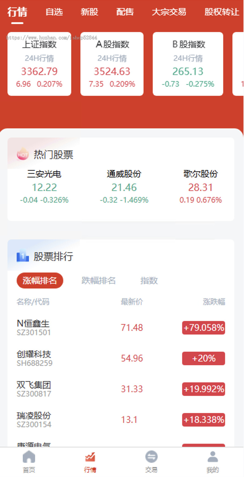 在运营版多语言海外股票交易系统/股票交易/新股申购/股票配资/打新股/K线完美显示