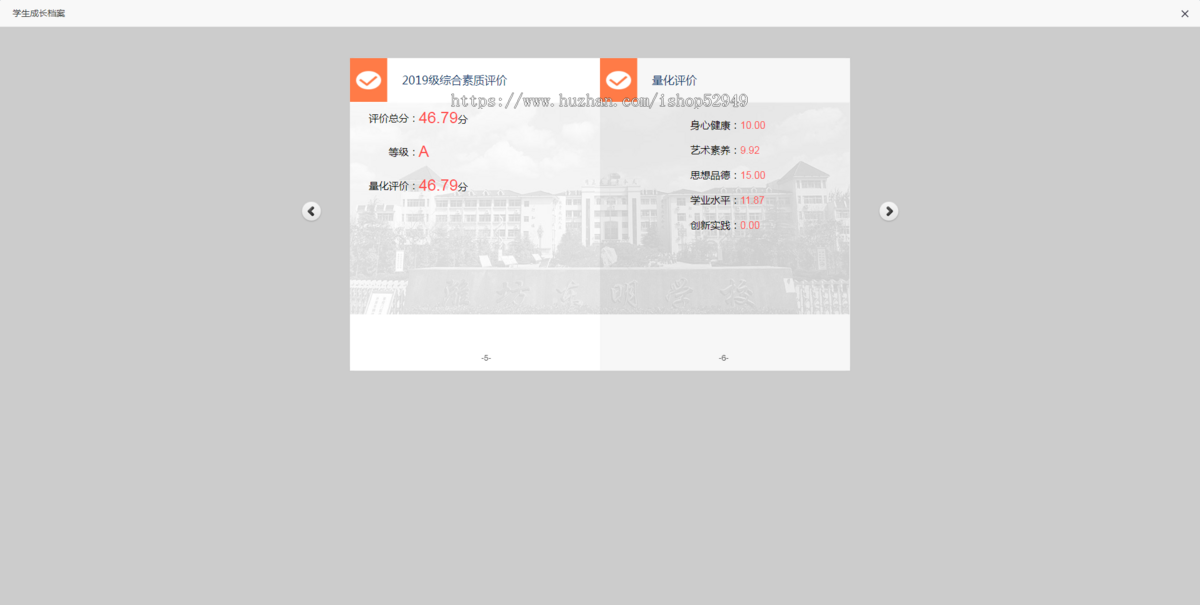 中小学综合素质评价系统