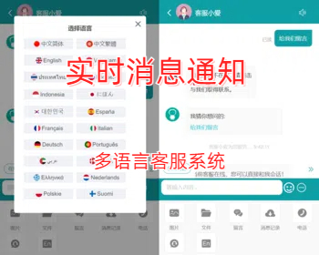 【25年】即时沟通AI在线客服系统源码 外贸多语言翻译聊天多商户客服坐席【YZ22】