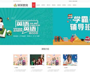 【含数据】响应式少儿专业教育培训网站模板 婴幼儿教育机构网站源码【EY22】