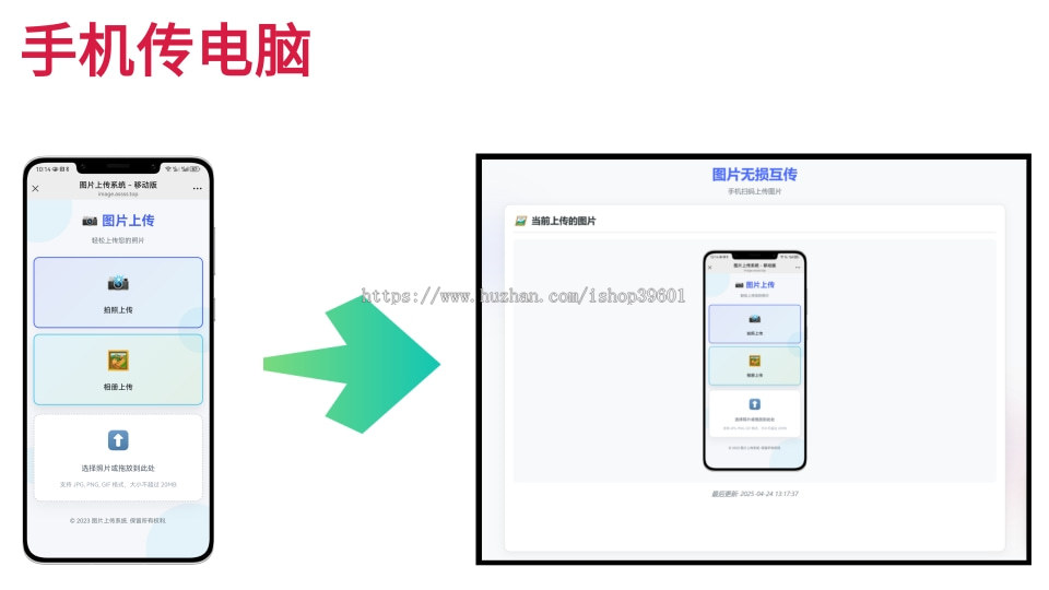 手机电脑图片无损互传