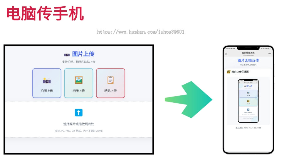 手机电脑图片无损互传