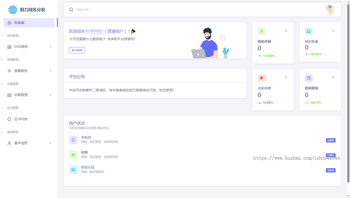 二级域名分发系统源码二级域名解析源码二级域名分发全站源码域名DNS解析|全自动解析