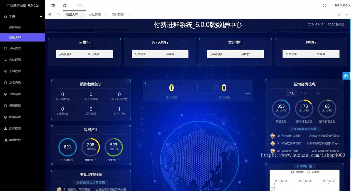 【高级版】新修复版独立付费进群系统源码