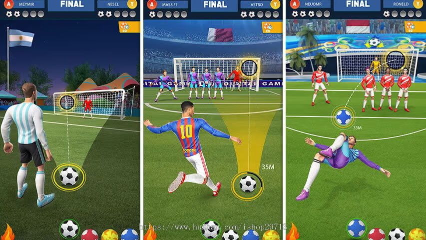 HTML5休闲小游戏《室内FootBall》带广告接口