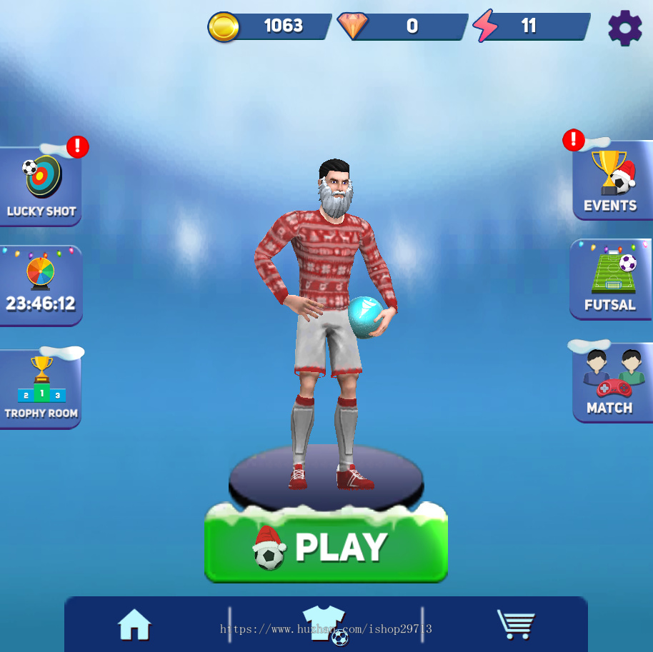 HTML5休闲小游戏《室内FootBall》带广告接口