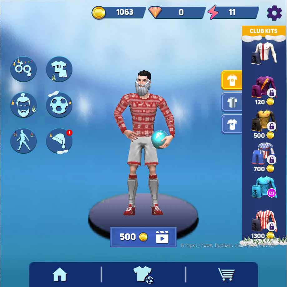 HTML5休闲小游戏《室内FootBall》带广告接口